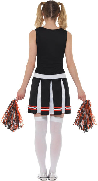 Black & White Cheerleader Costume