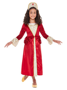 Red Tudor Princess Costume