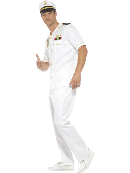 Short-Sleeved Captain Costume