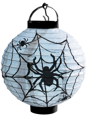 Light-up Paper Spider Web Lantern
