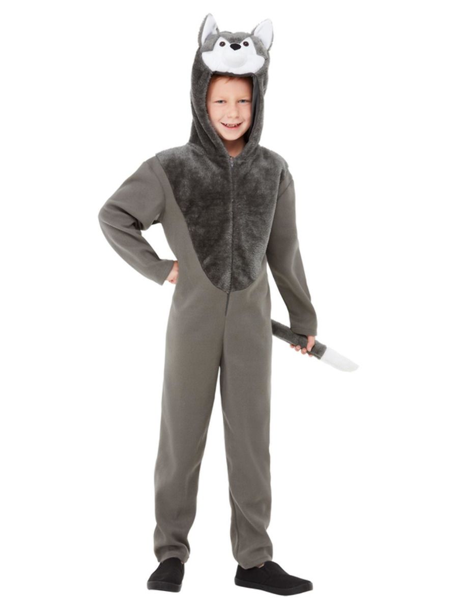 Child's Grey Wolf Costume