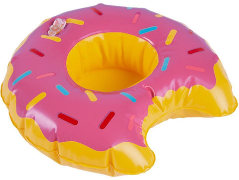 Inflatable Donut Drink Holder Rings - 3pk