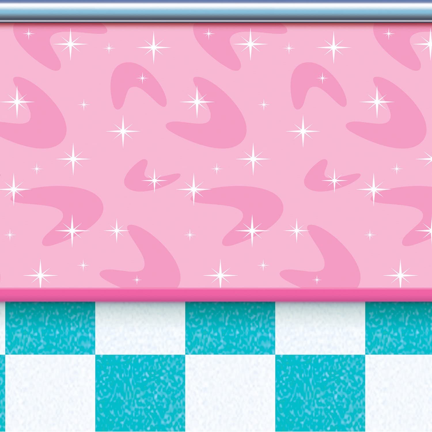 1950s Soda Shop Insta-Theme Room Roll