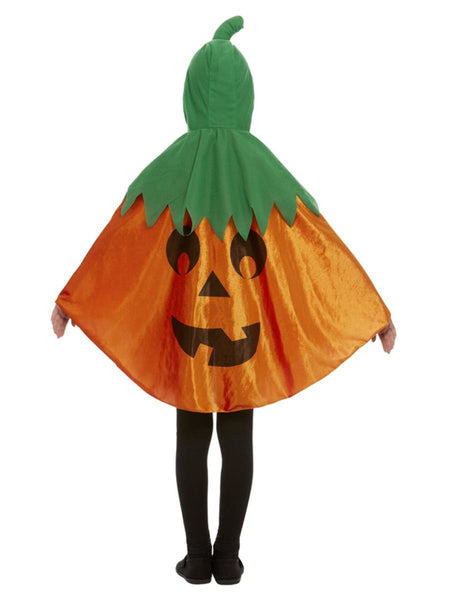 Child's Pumpkin Hooded Cape