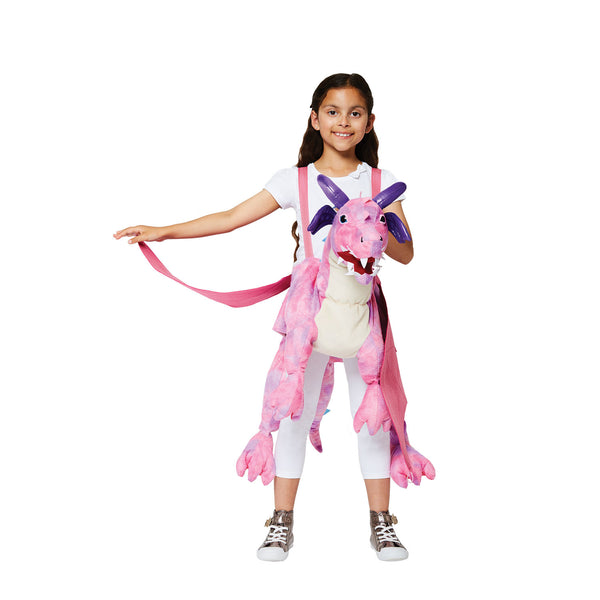 Child's Ride On Pink Dragon Costume