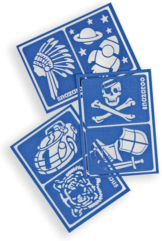 Snazaroo Adventure Stencil Set