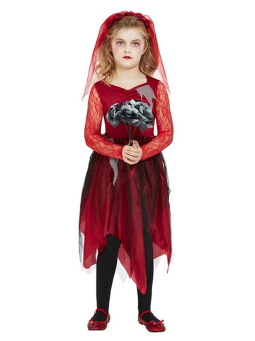 Red Graveyard Bride Costume