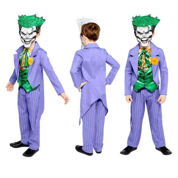 Child's Comic Book Joker Costume