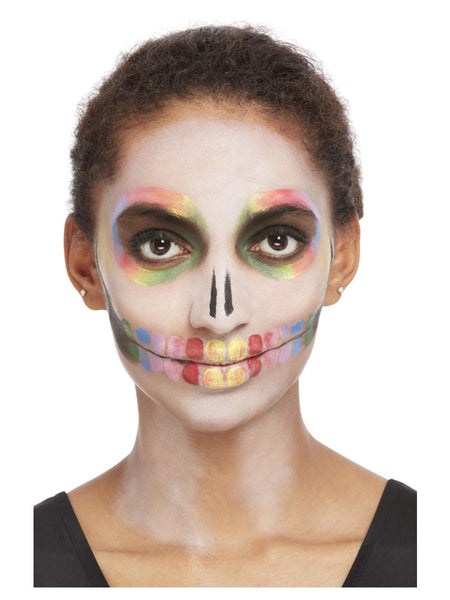 Rainbow Day of the Dead Bright Make Up Kit