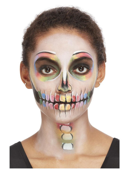 Rainbow Day of the Dead Bright Make Up Kit