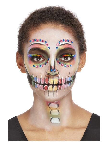 Rainbow Day of the Dead Bright Make Up Kit