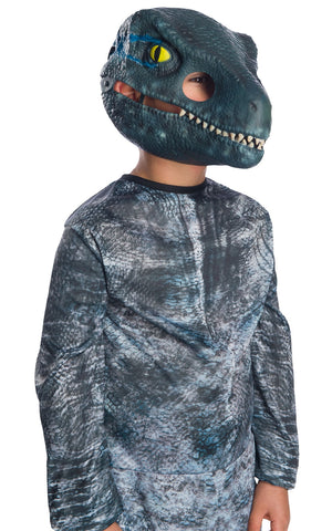 Blue Velociraptor Mask