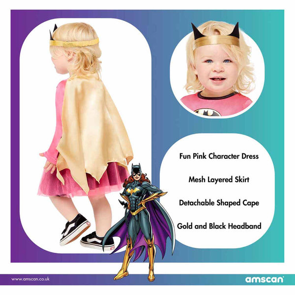 Pink Batgirl Toddler Costume