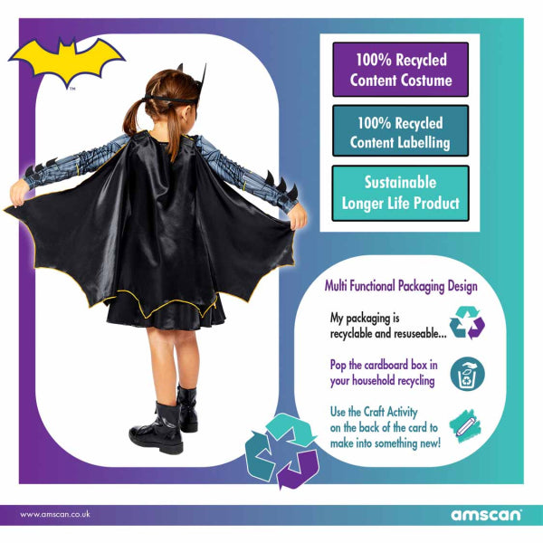 Child's Sustainable Batgirl Costume