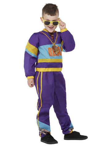 80s Purple Relax Tracksuit Costume