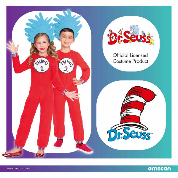 Thing 1 or Thing 2 Jumpsuit Costume