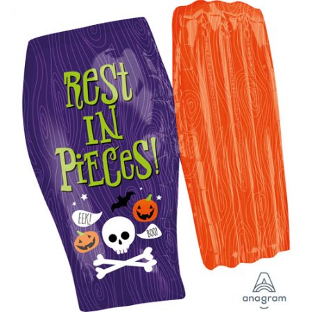 31" Halloween Coffin Supershape Foil Multi-Balloon
