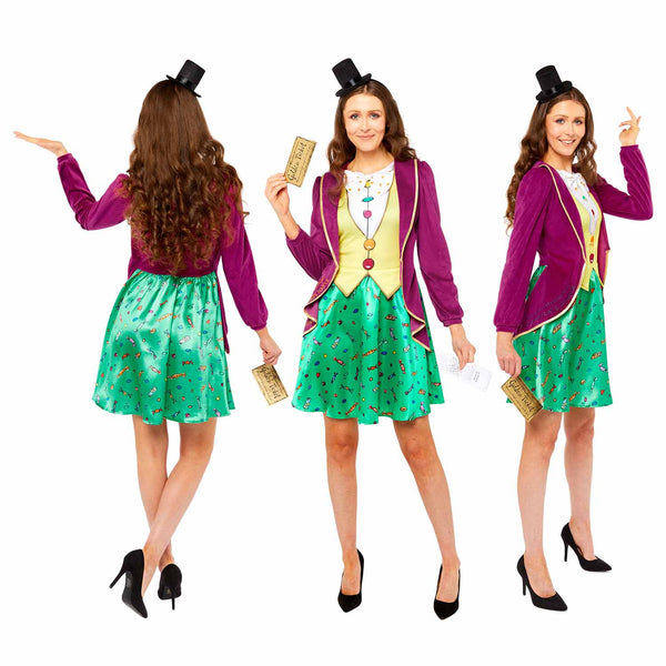 Lady's Classic Roald Dahl Willy Wonka Costume