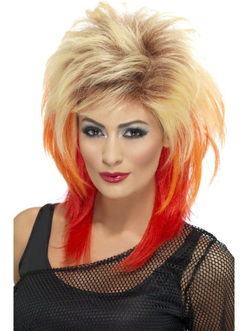 80s Two-Tone Mullet Wig