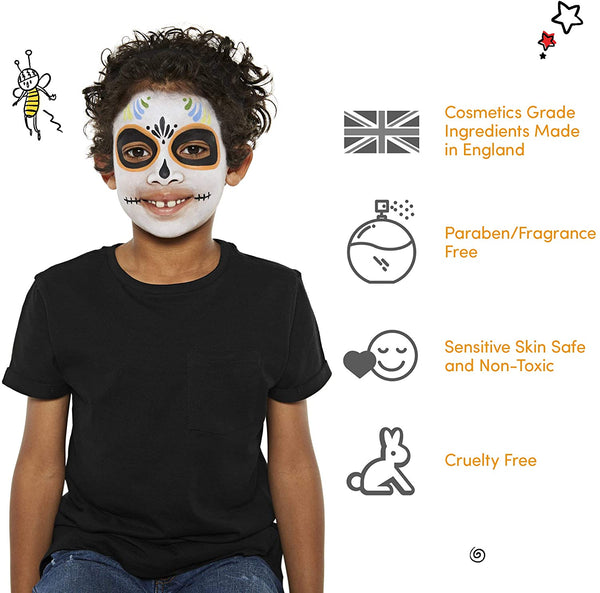 Clown White Snazaroo Facepaint (250ml)