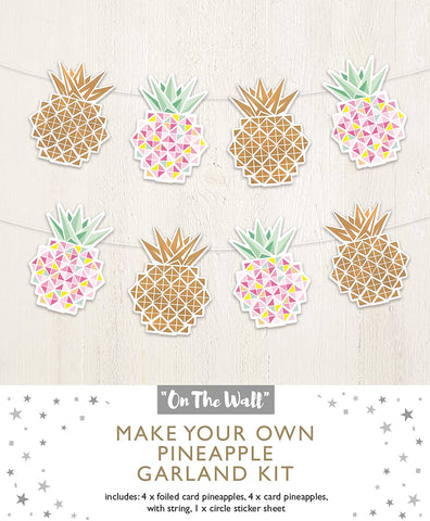 Make Your Own Pineapple Garland Kit