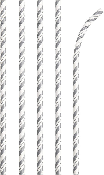 Eco-Flex Grey Paper Straws