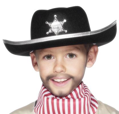 Child's Black Cowboy Hat