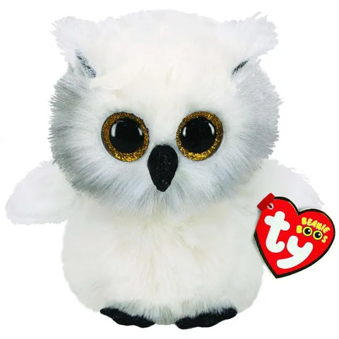 Austin White Owl Beanie Boo