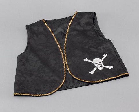 Black Pirate Waistcoat