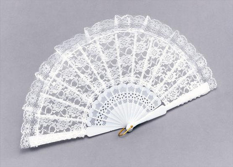 White Lace Fan