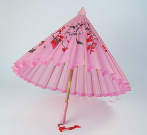 Pink Silk Parasol