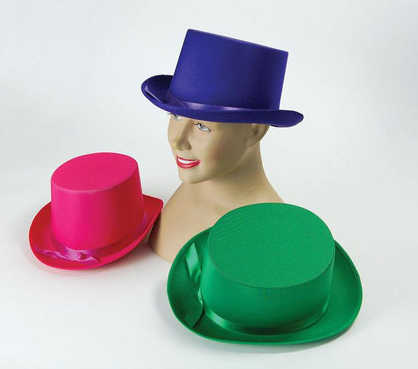 Satin Top Hat - 3 Colours