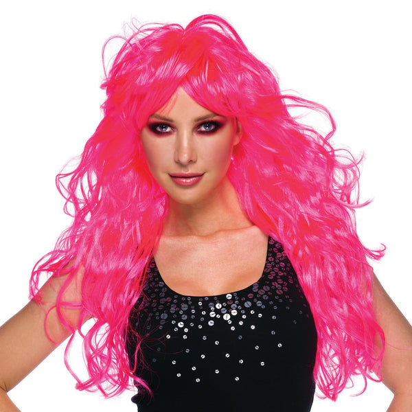 Neon Pink Vixen Wig