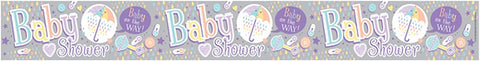 Baby Shower Foil Banner