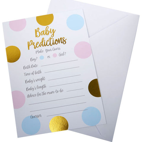 Baby Prediction Cards and Envelopes (10pk)