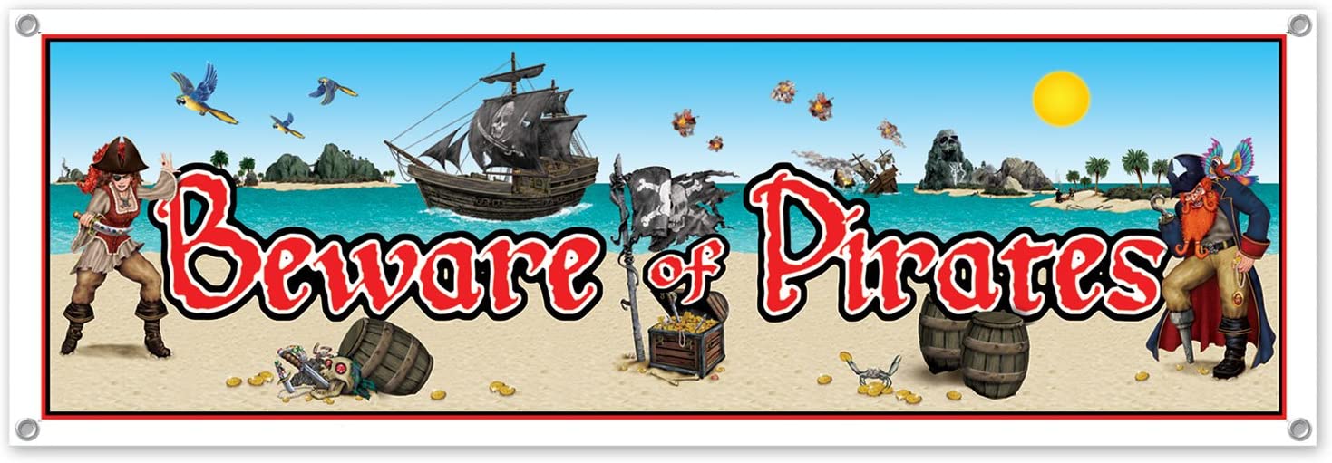 Beware of Pirates Jumbo Banner