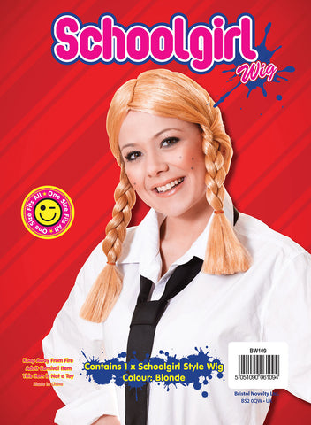 Blonde Schoolgirl Wig