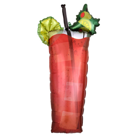 37 Inch Bloody Mary Drink Foil Balloon