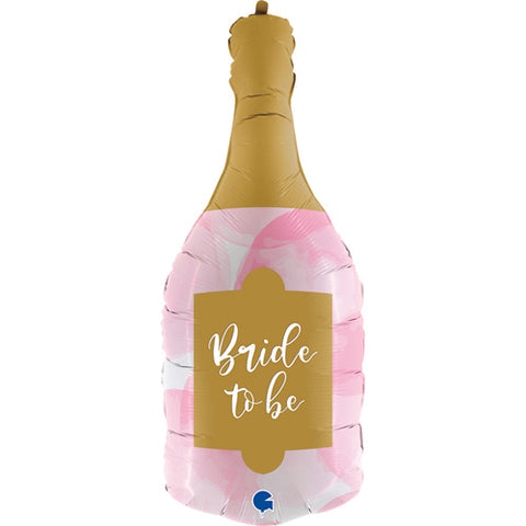36 Inch Bride to Be Bottle Foil Balloon
