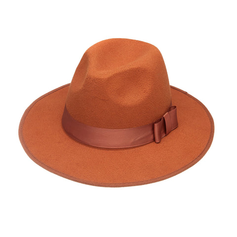 Brown Velvet Fedora