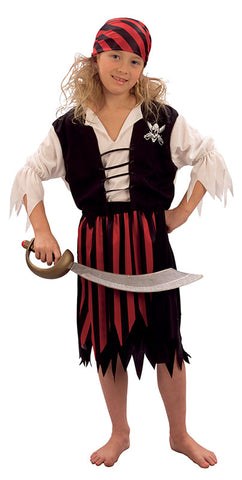 Child's Pirate Girl Costume