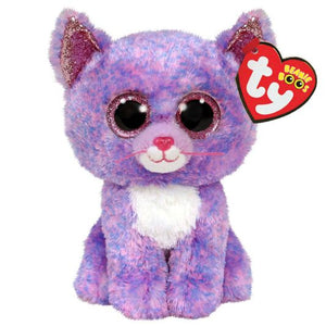 Cassidy Lavender Cat Beanie Boo