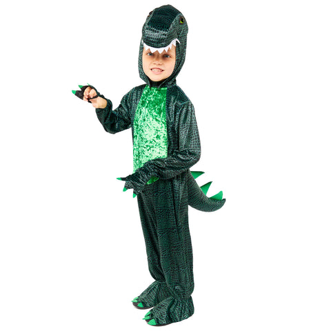 Child's Dark Dinosaur Costume