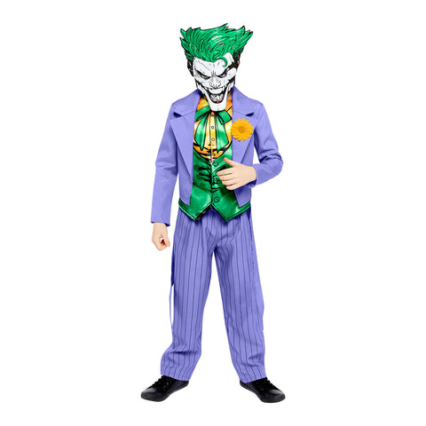 Child's Comic Book Joker Costume