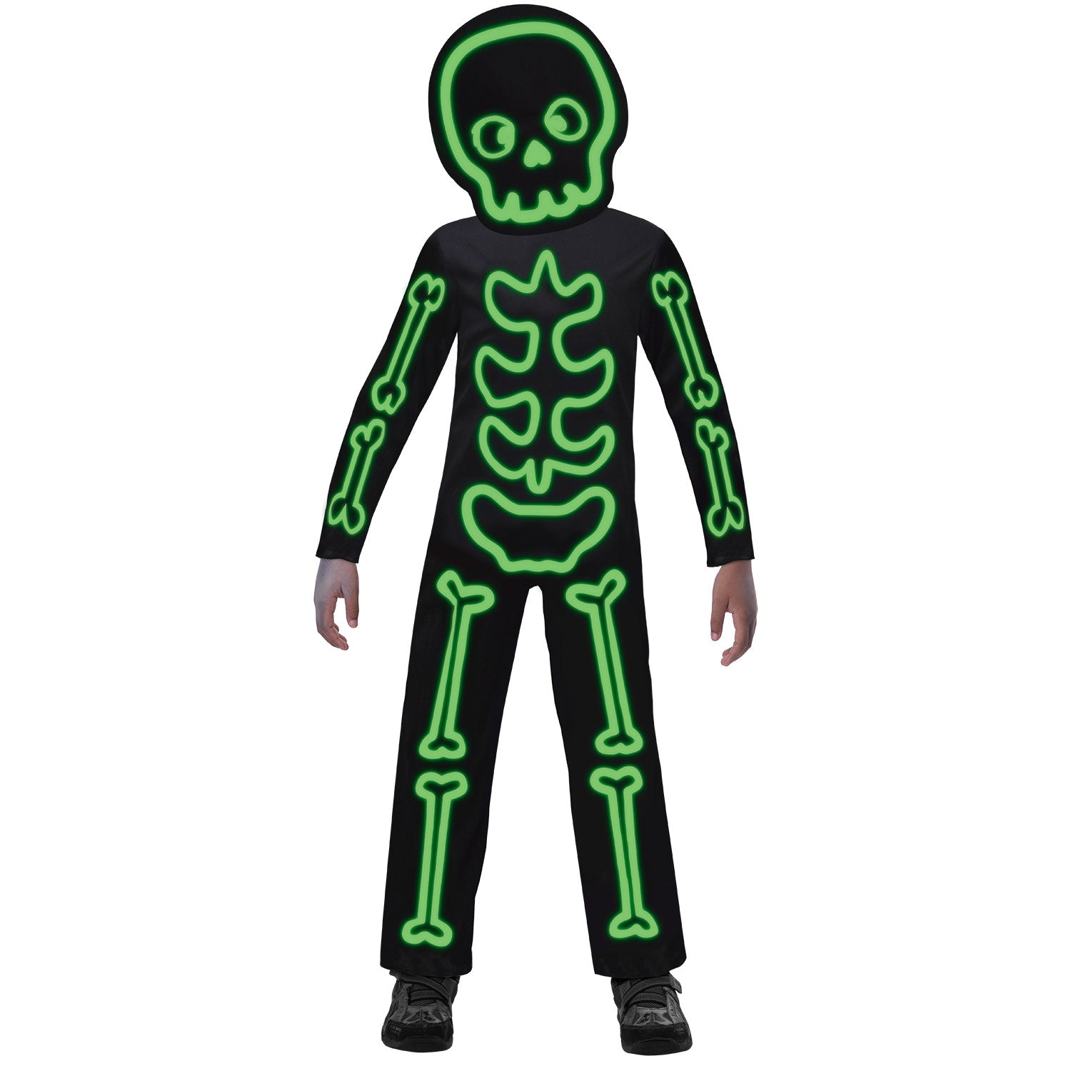 Child's Glow-in-the-Dark Stick Skeleton Costume