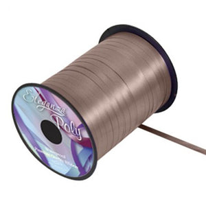 500yd Chocolate Brown Balloon Curling Ribbon Reel