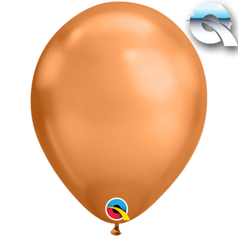 Chrome Copper Latex Balloons