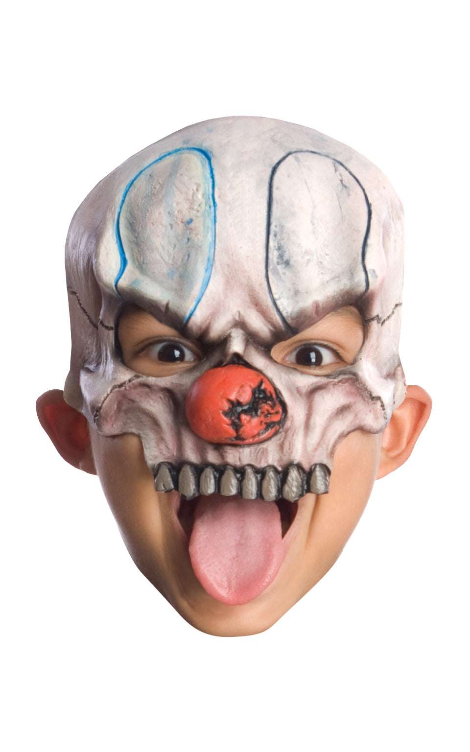 scary clown half mask