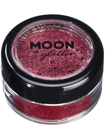 Moon Glitter Classic Fine Red Glitter Shaker