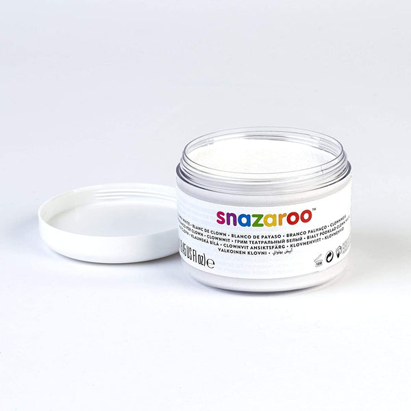 Clown White Snazaroo Facepaint (250ml)